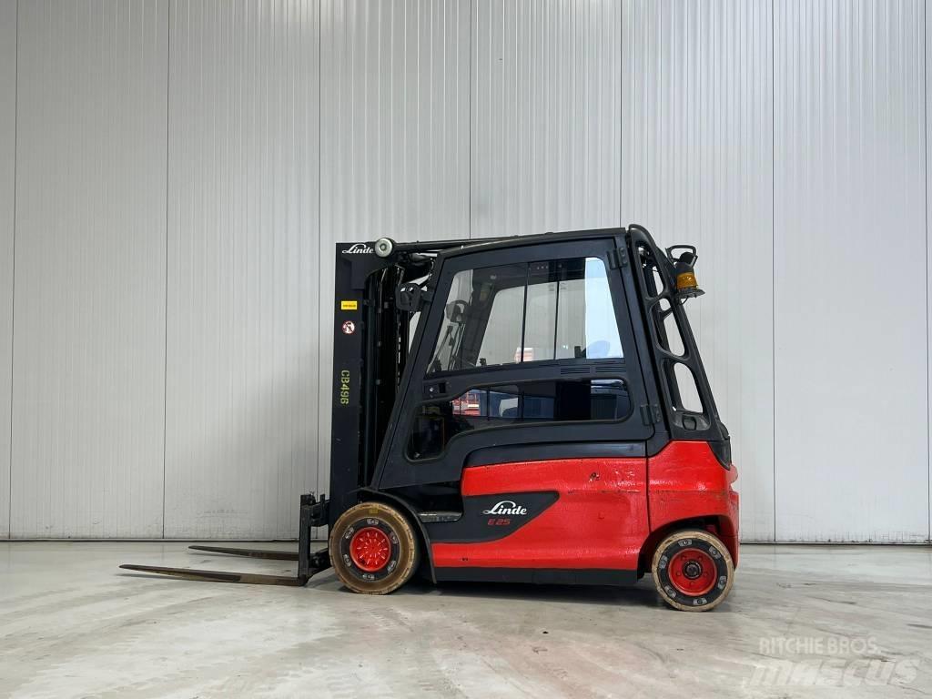 Linde E25L-01 Elektriniai šakiniai krautuvai