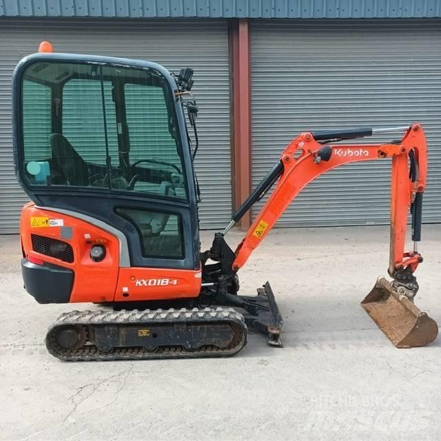 Kubota KX 018-4 Mini ekskavatoriai < 7 t