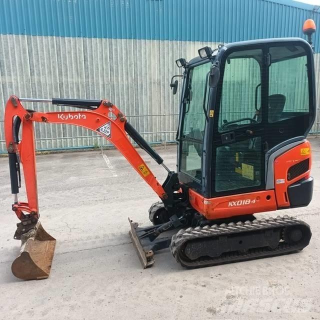 Kubota KX 018-4 Mini ekskavatoriai < 7 t