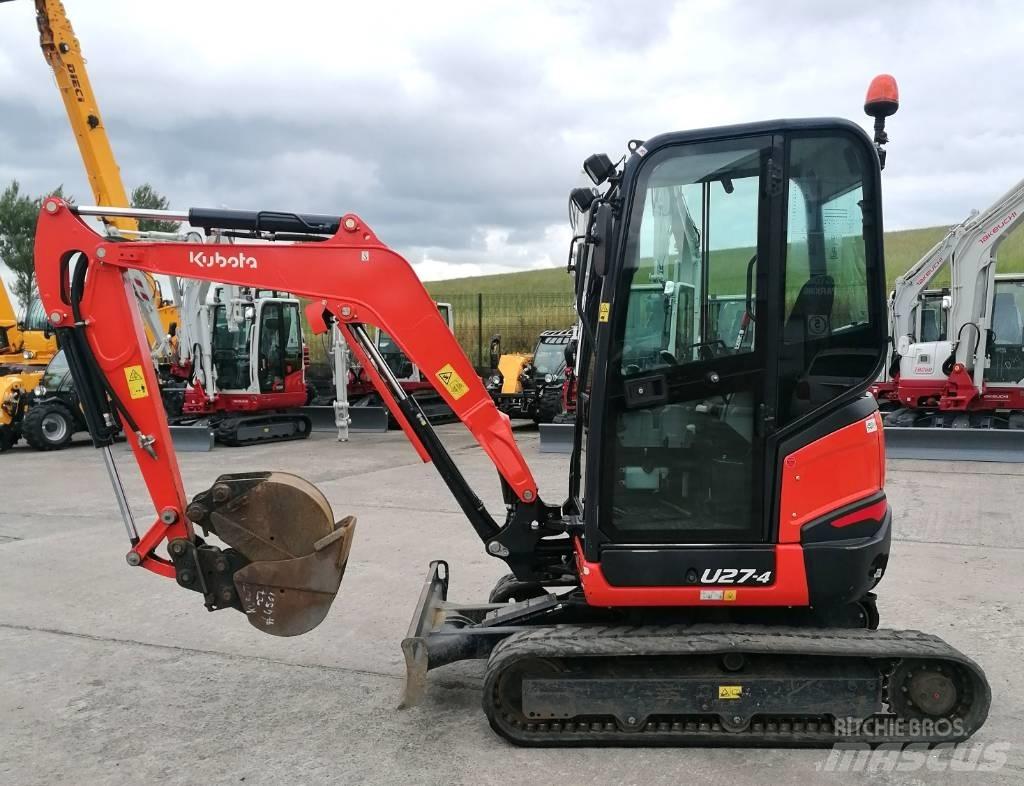 Kubota U27-4 Mini ekskavatoriai < 7 t