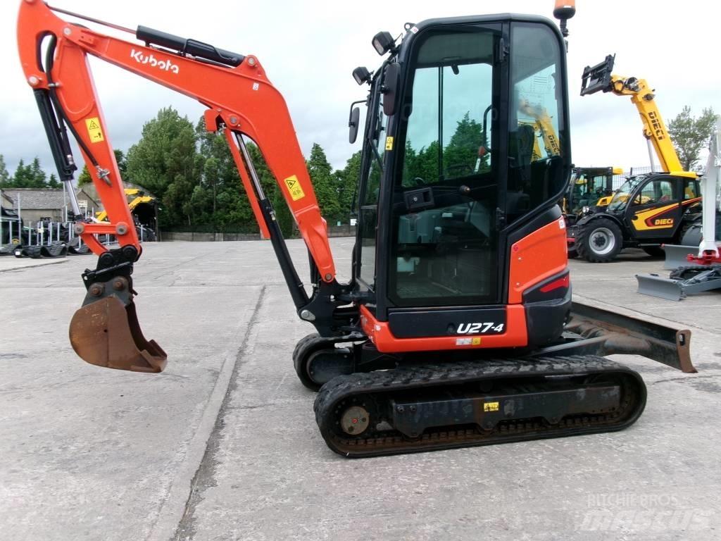 Kubota U27-4 Mini ekskavatoriai < 7 t