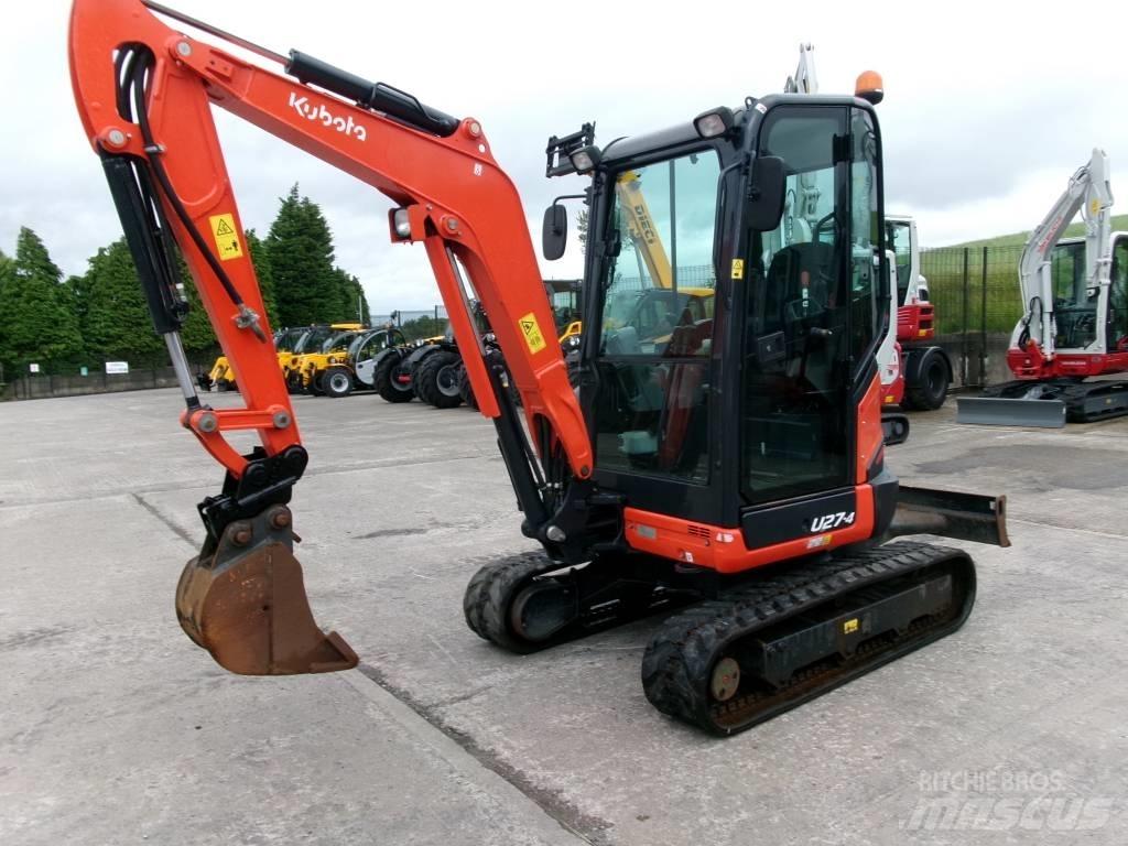 Kubota U27-4 Mini ekskavatoriai < 7 t