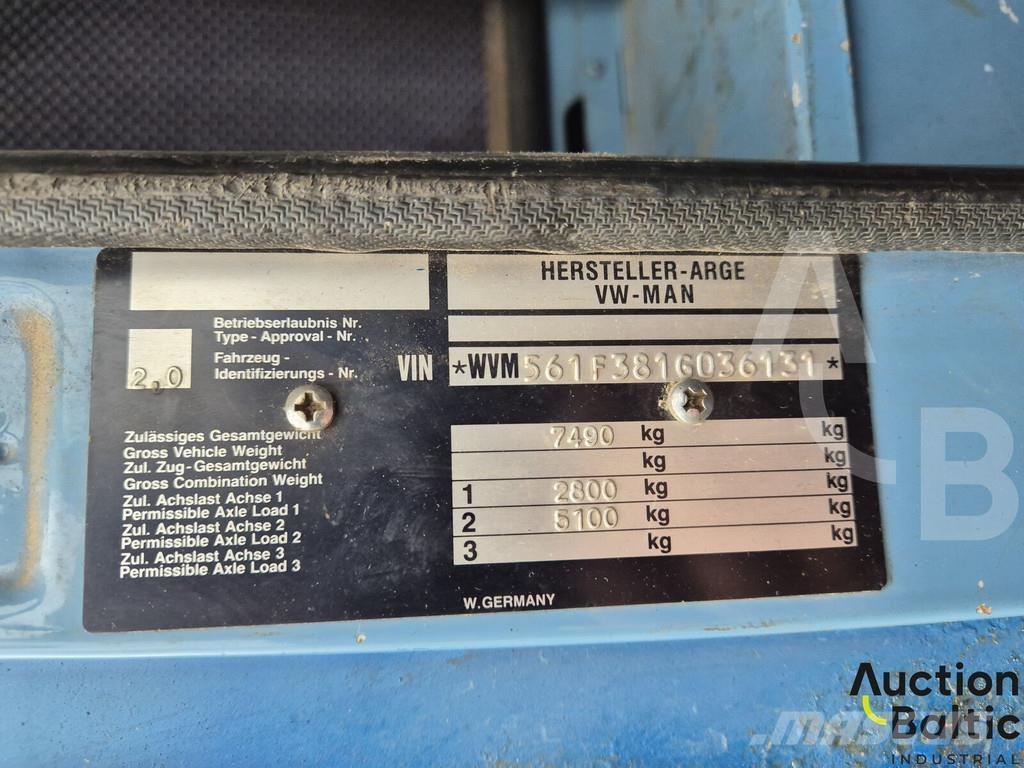 MAN 8.136 Platformos/ Pakrovimas iš šono