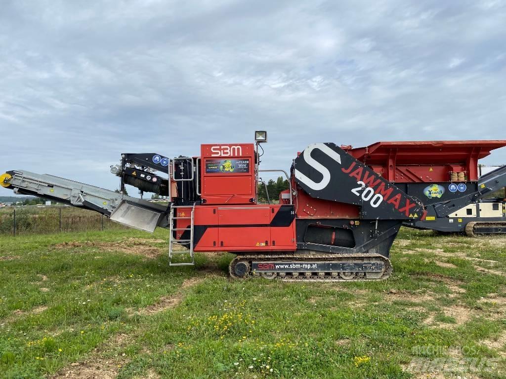 SBM Jawmax 200 Mobilūs smulkintuvai