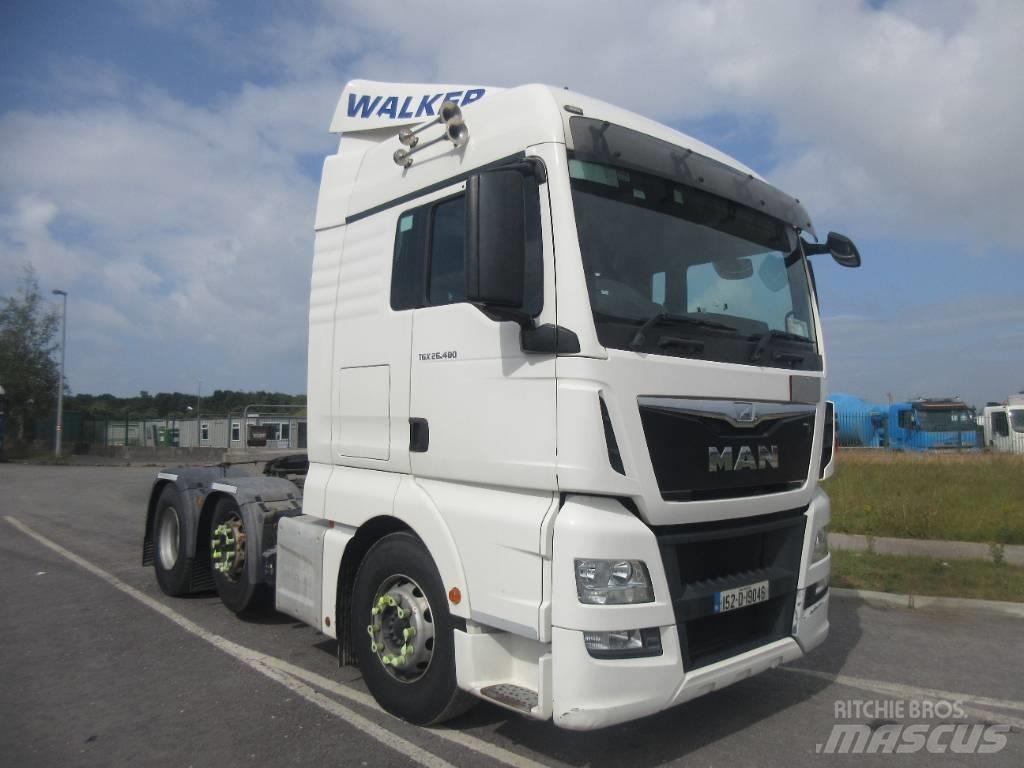 MAN TGX 26.480 Naudoti vilkikai