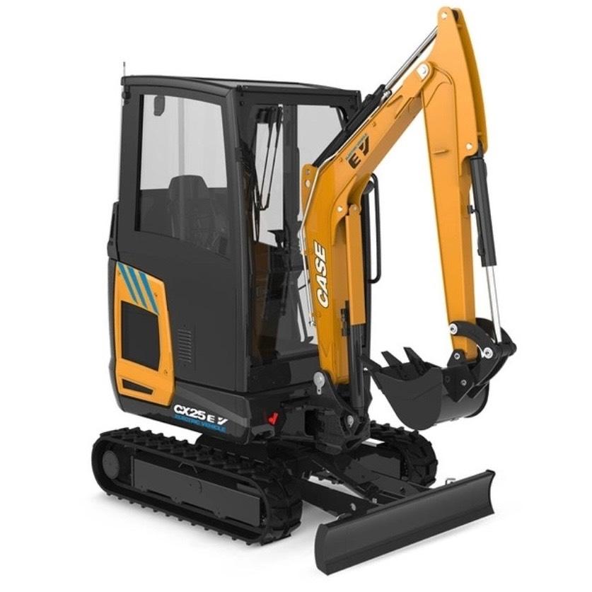 CASE CX 25 EV Mini ekskavatoriai < 7 t