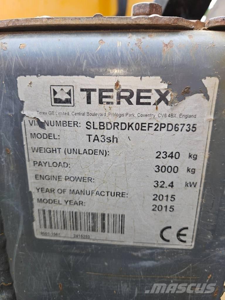 Terex TA 3SH Statybiniai savivarčiai sunkvežimiai