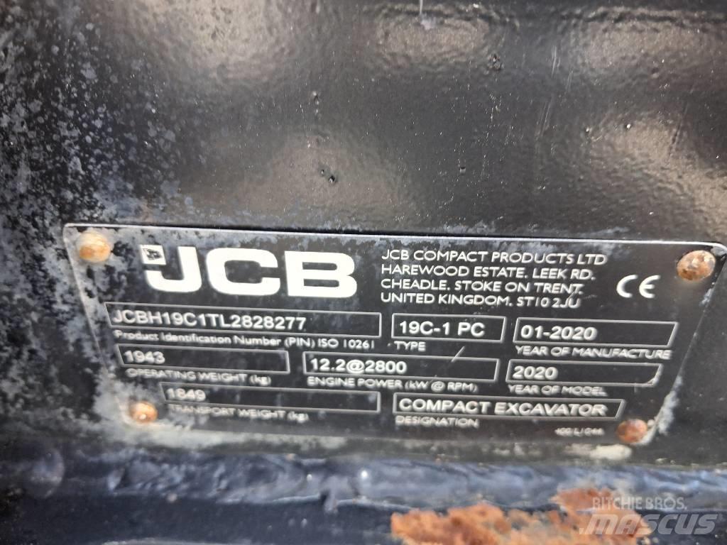 JCB 19 C-1 Mini ekskavatoriai < 7 t
