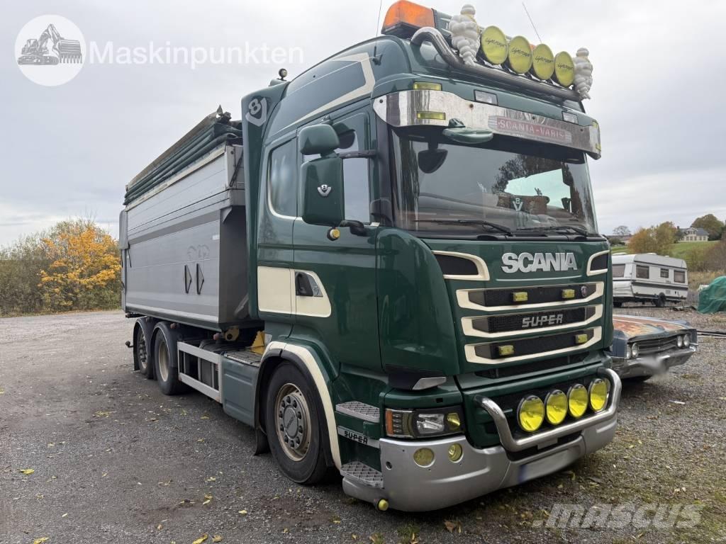Scania R 580 Savivarčių priekabų vilkikai