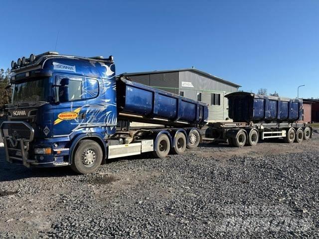 Scania R 620 8*2 Savivarčių priekabų vilkikai