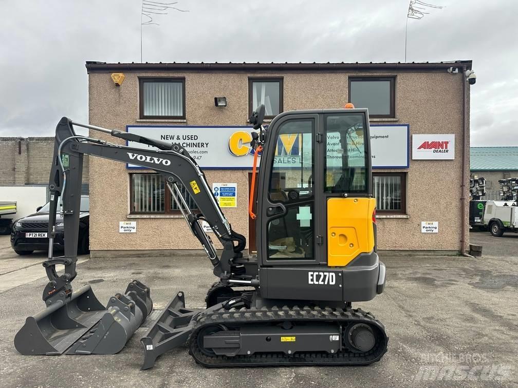 Volvo EC 27 D Mini ekskavatoriai < 7 t