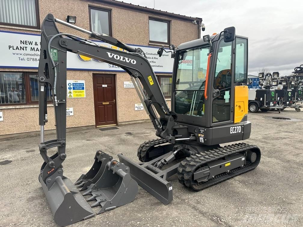 Volvo EC 27 D Mini ekskavatoriai < 7 t