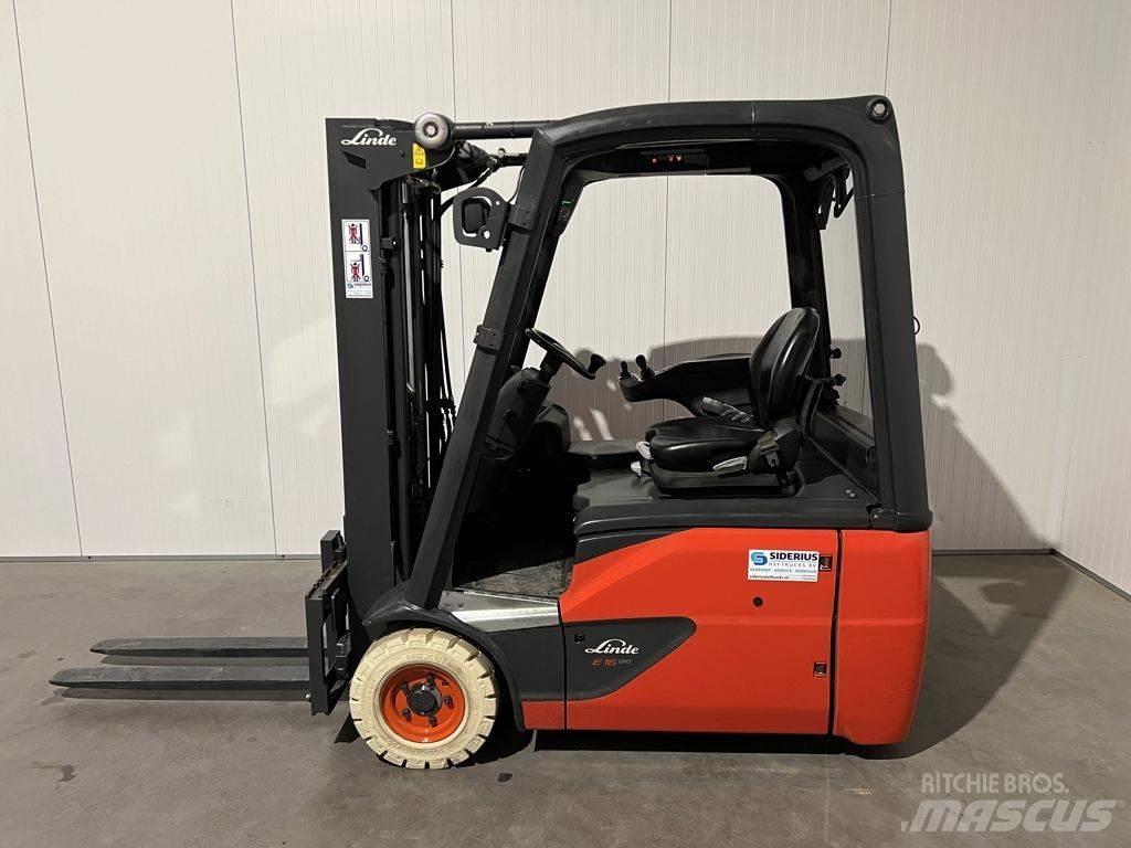 Linde E16-02 Elektriniai šakiniai krautuvai