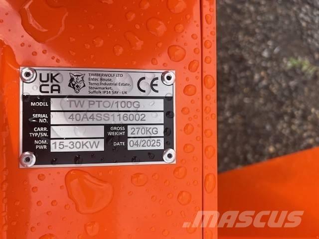 Timberwolf TW100G Medienos smulkintuvai