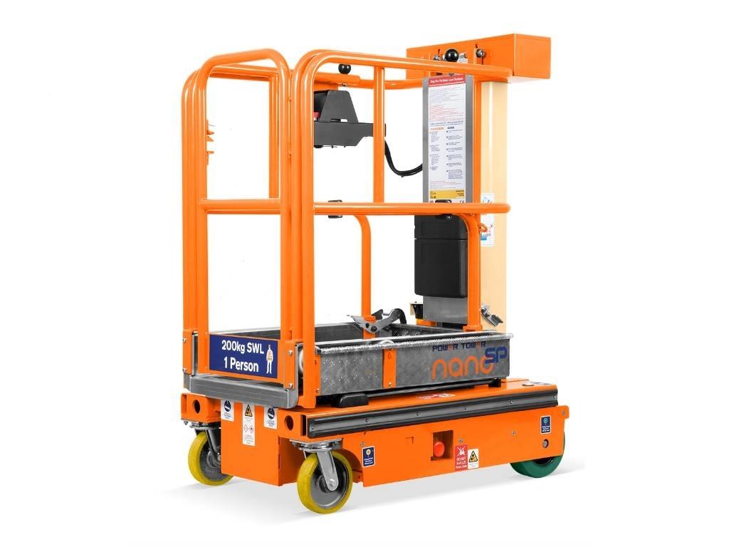 JLG Nano SP E Kompaktiškas savaeigis strėlinis keltuvas
