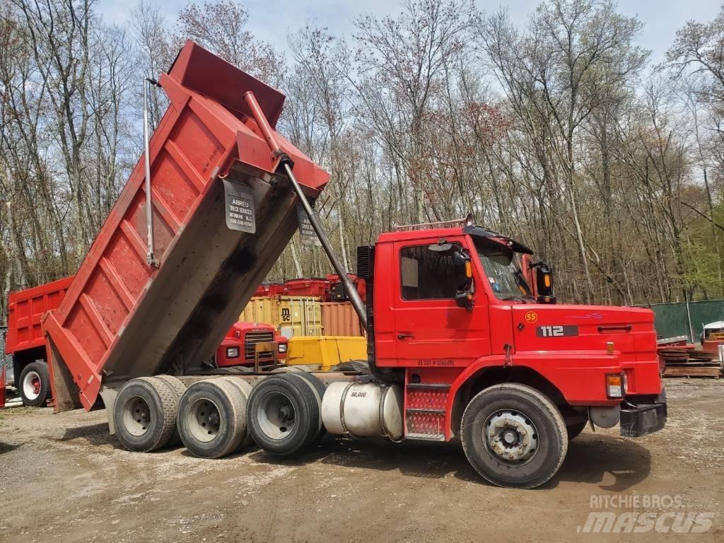Scania 112 - Tri Axle Savivarčių priekabų vilkikai