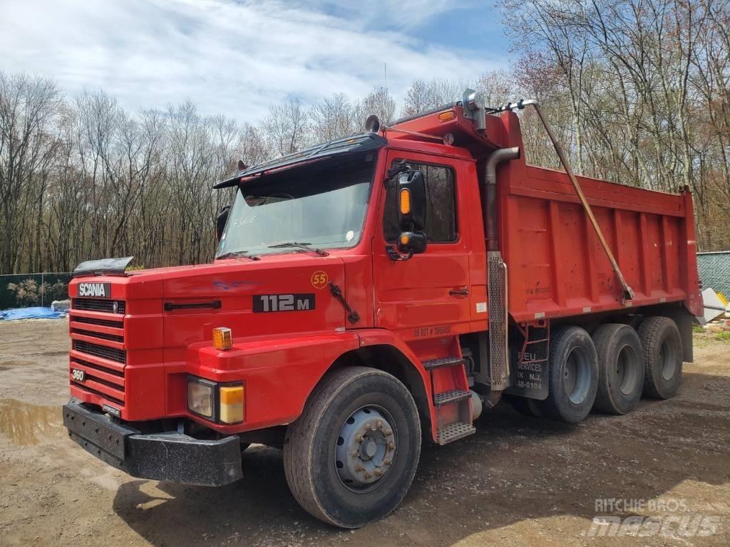 Scania 112 - Tri Axle Savivarčių priekabų vilkikai