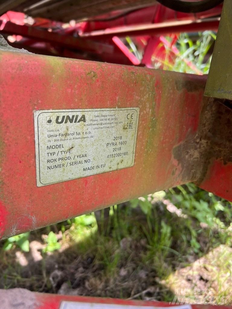 Unia PYRA 1600 Bulvių kombainai ir ekskavatoriai