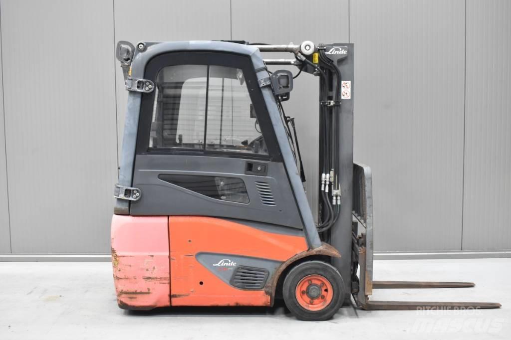 Linde E 16 C - 02 Elektriniai šakiniai krautuvai