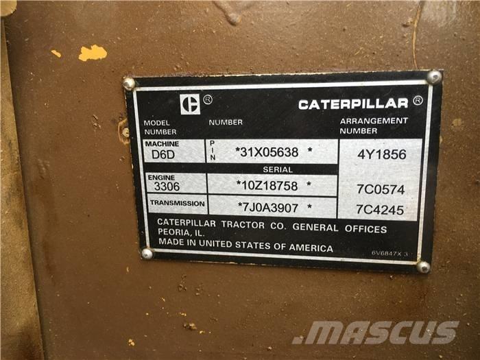 CAT D 6 D Vikšriniai buldozeriai