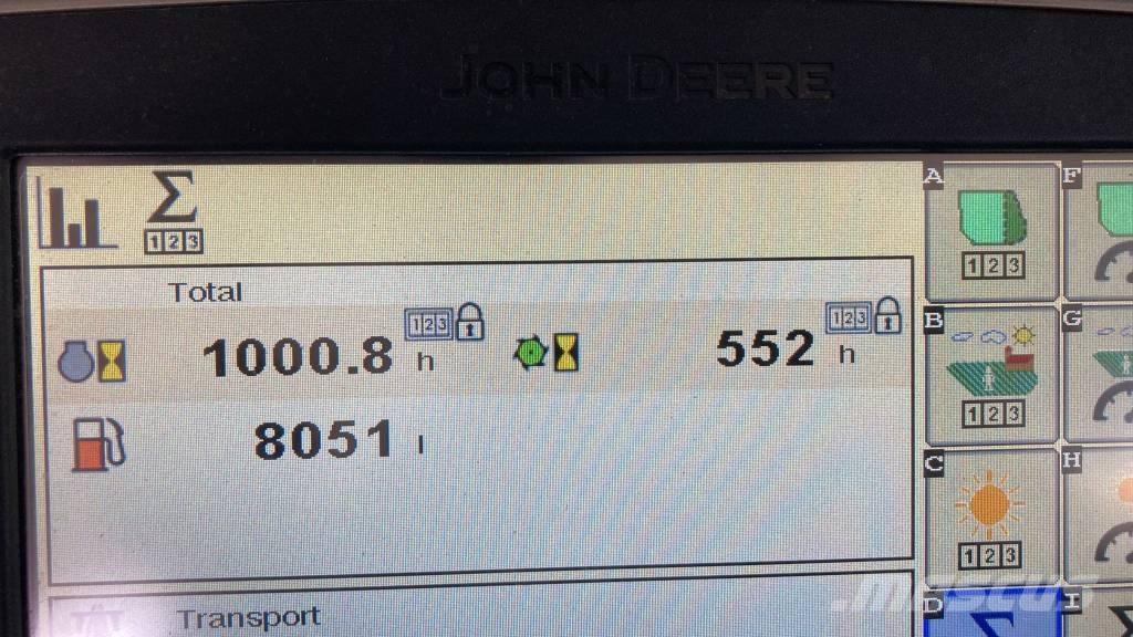 John Deere 8600I Pašarų ruošimo technika
