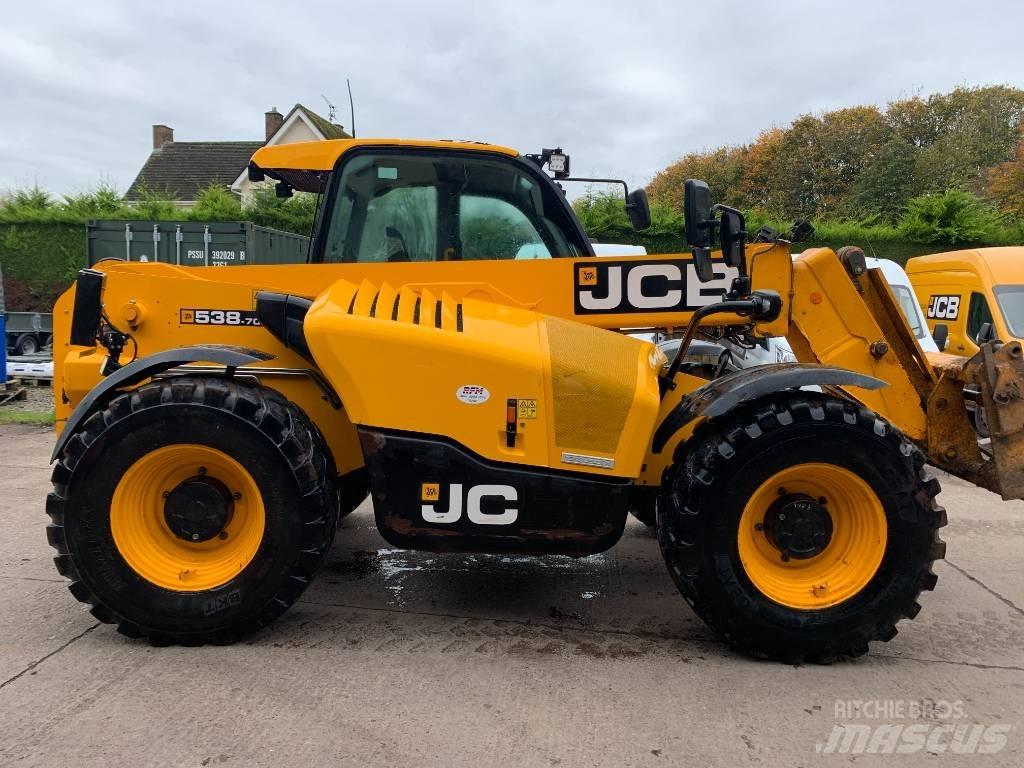 JCB 538-70 Teleskopiniai krautuvai žemės ūkiui