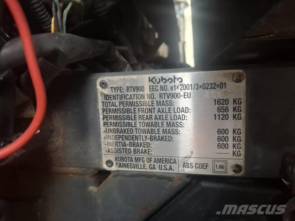 Kubota RTV 900 Keturračiai (UTVs)