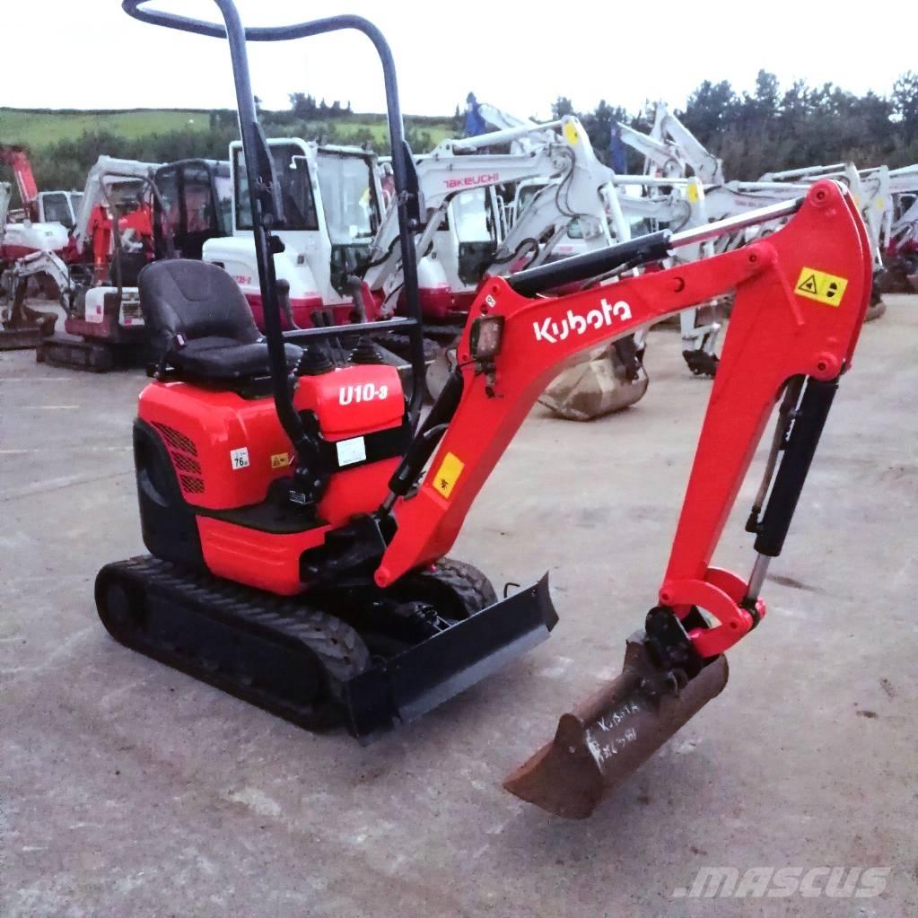 Kubota U 10-3 Mini ekskavatoriai < 7 t