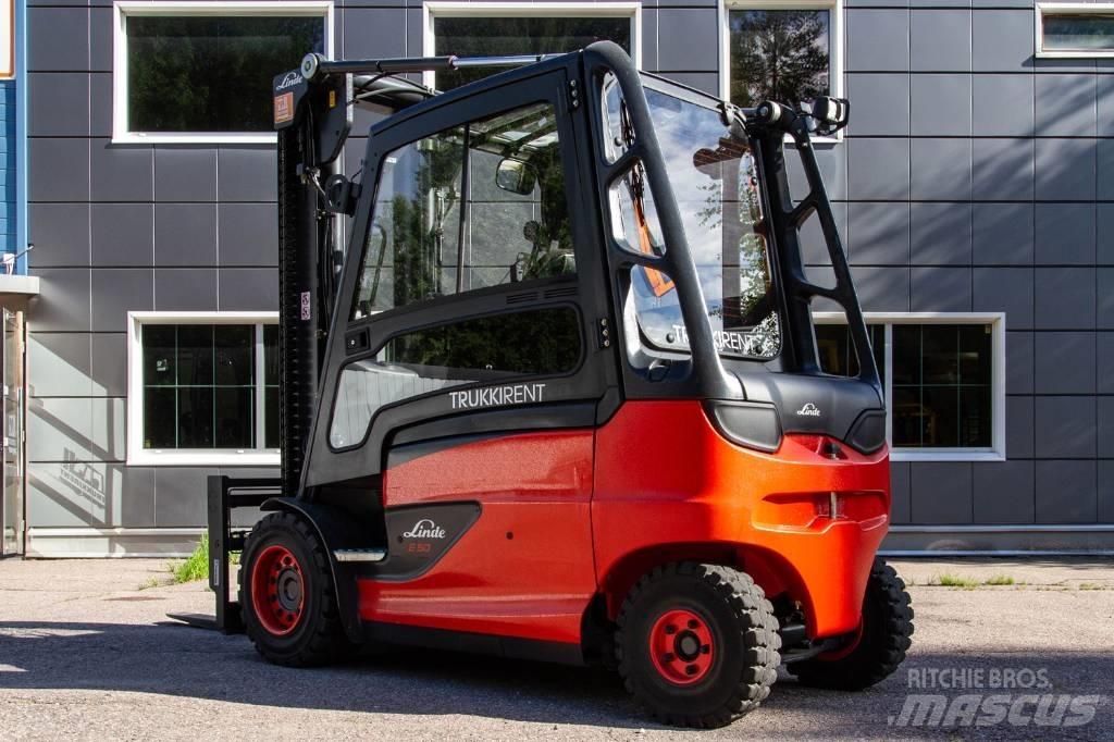 Linde E50HL-01 Elektriniai šakiniai krautuvai