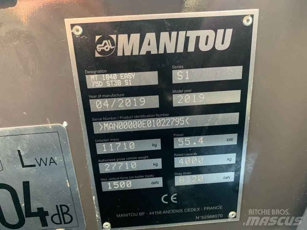 Manitou MT 1840 Teleskopiniai krautuvai