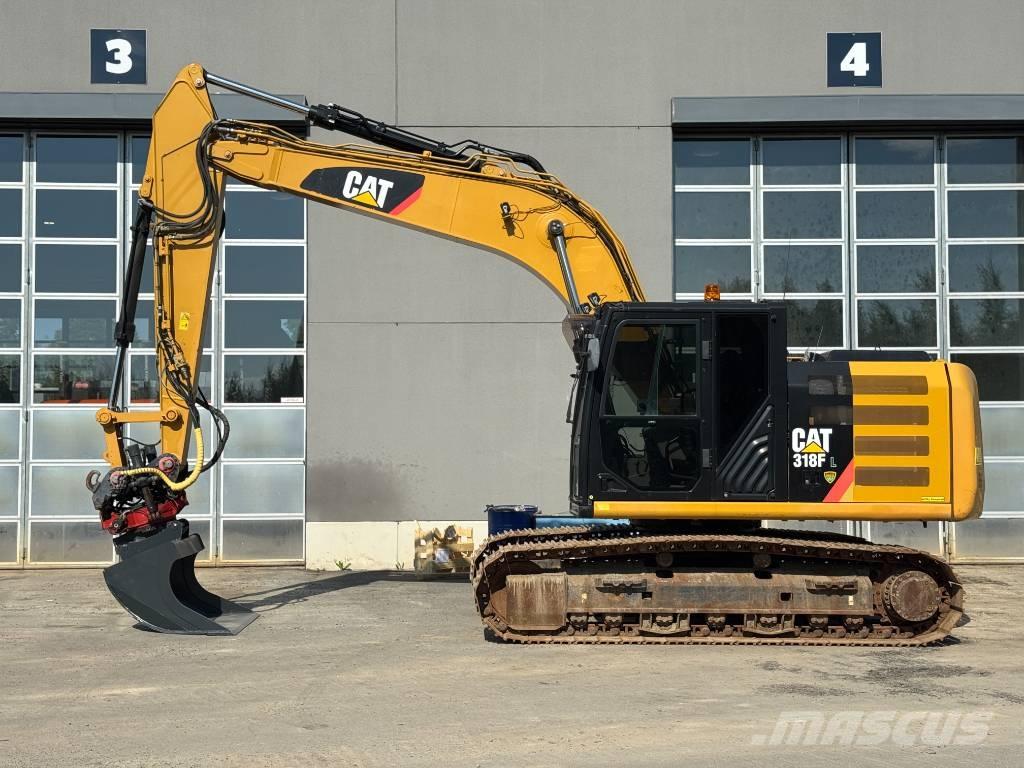 CAT 318 Vikšriniai ekskavatoriai