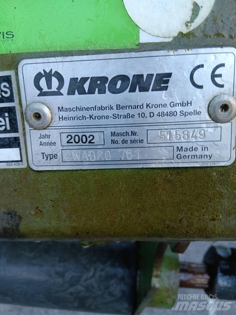 Krone Swadro 761 Pradalges formuojantys padargai