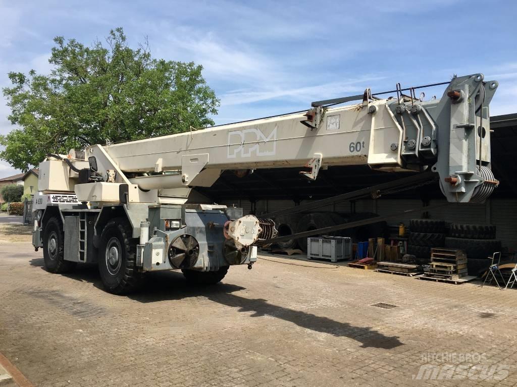 Terex PPM A 600 Neapdoroto reljefo kranai