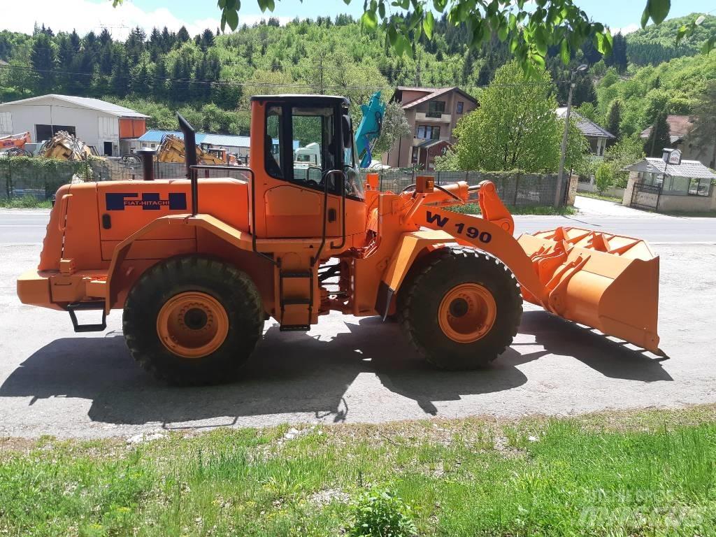 Fiat HITACHI W 190 Naudoti ratiniai krautuvai