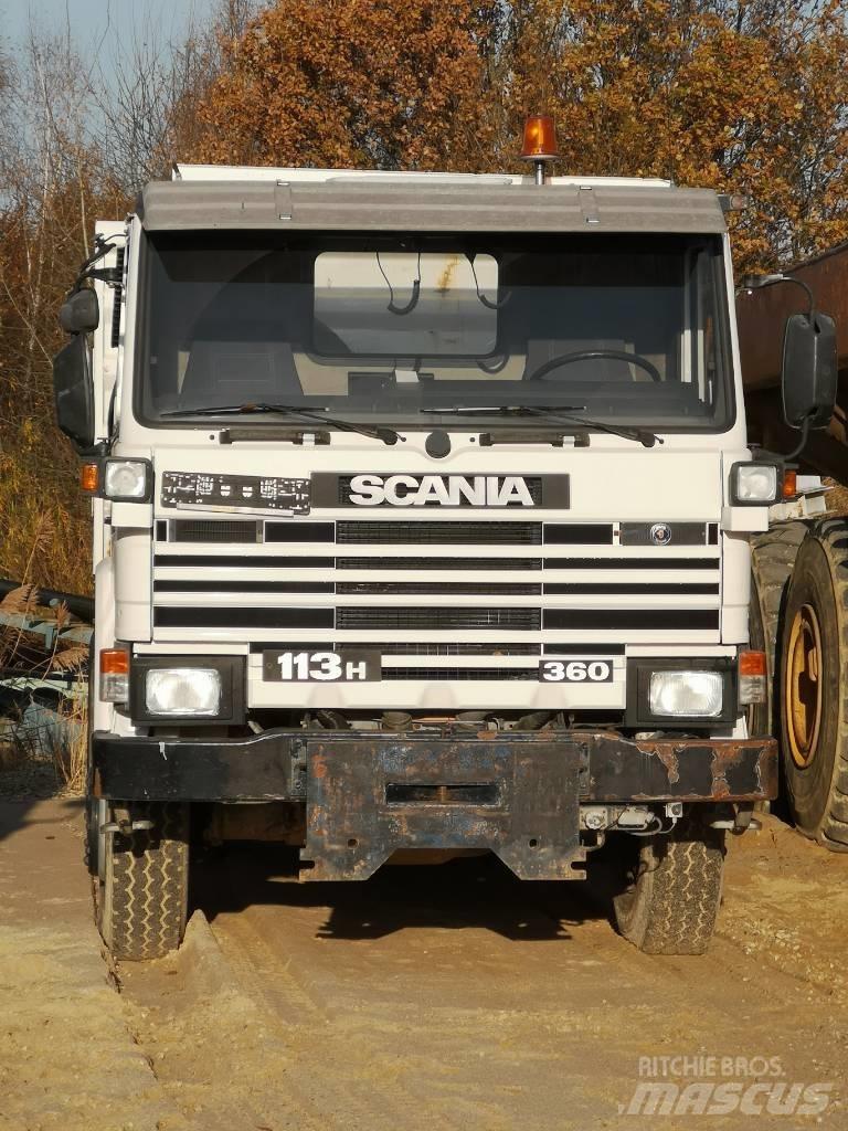 Scania 113 Savivarčių priekabų vilkikai