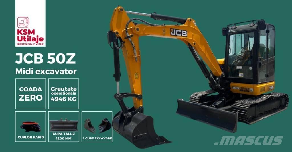 JCB 50 Z-1 Mini ekskavatoriai < 7 t