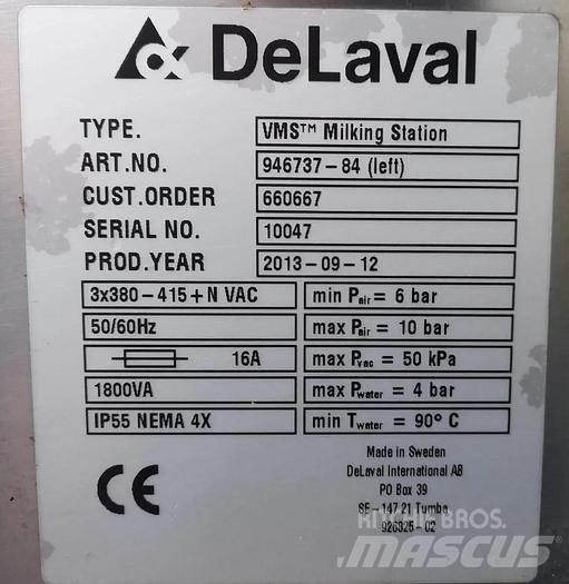 Delaval VMS Kiti galvijų priežiūros įrengimai