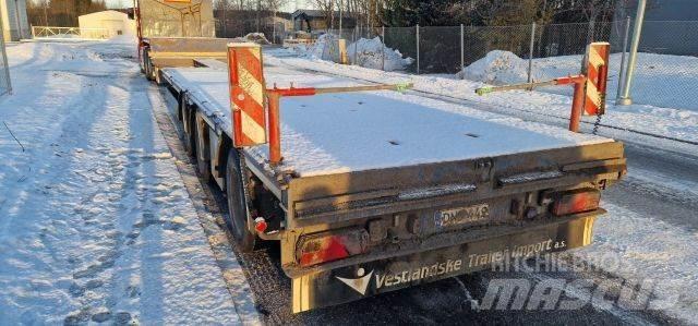 HRD Jumbo Bortinių sunkvežimių priekabos su nuleidžiamais bortais