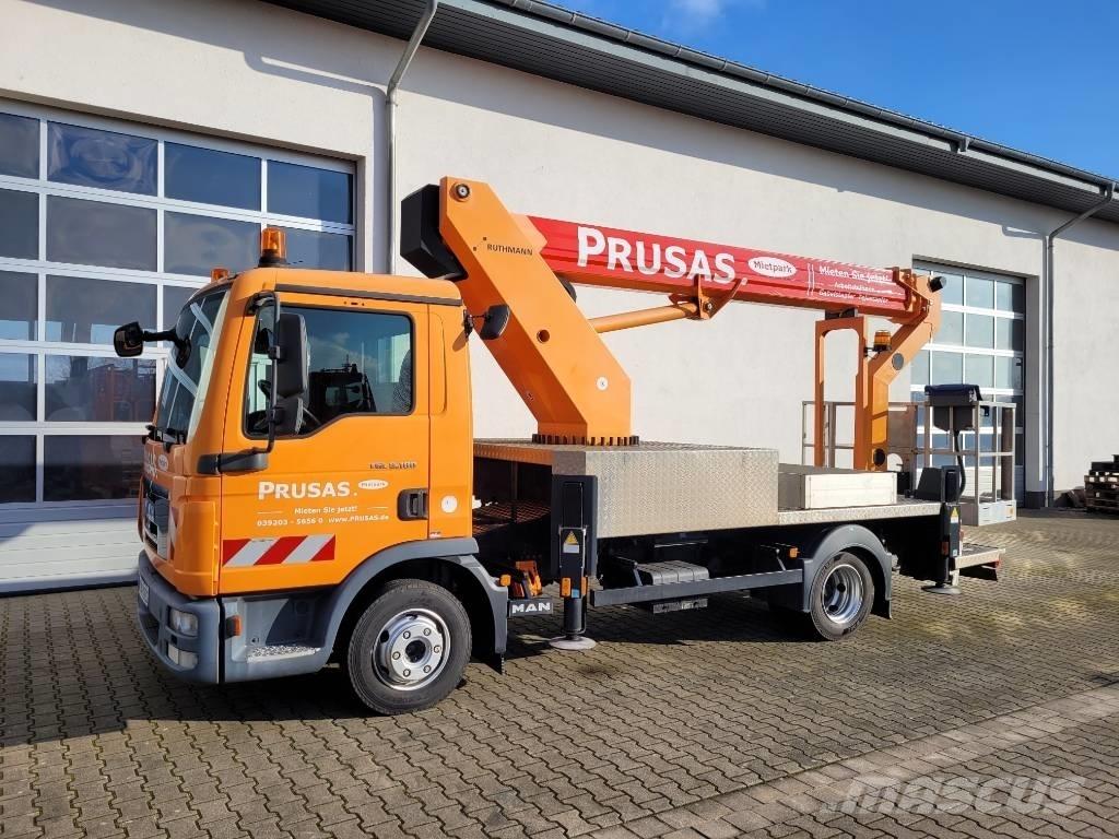 Ruthmann T220 / T 220 Ant vilkikų montuojamos kėlimo platformos