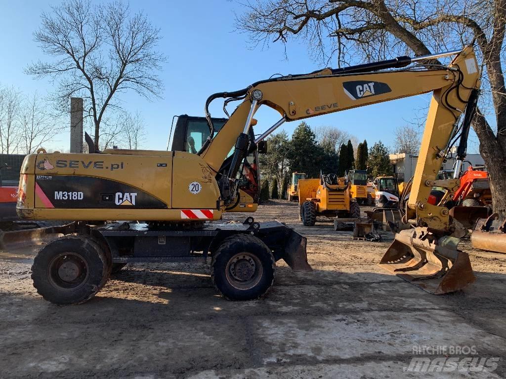 CAT M 318 D Ratiniai ekskavatoriai