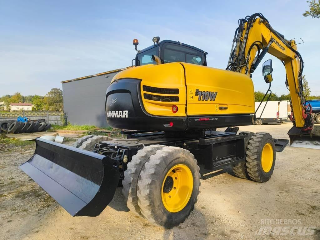 Yanmar B 110 W Ratiniai ekskavatoriai