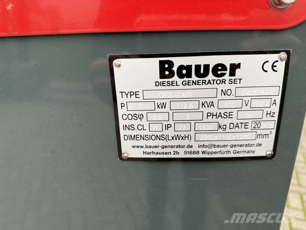 Bauer 124 KVA Dyzeliniai generatoriai