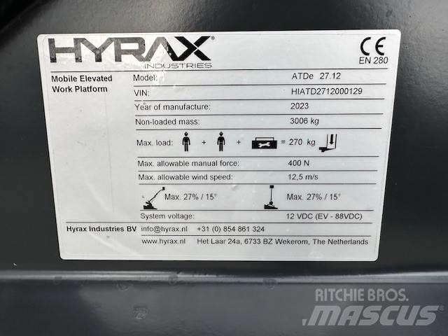 Hyrax ATDe 27.12 Teleskopiniai keltuvai