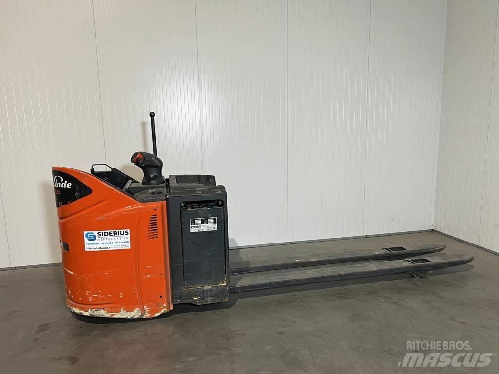 Linde T20SP-02 Rankiniai hidrauliniai vėžimėliai