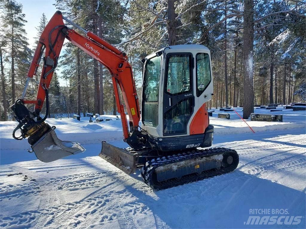 Kubota U25-3 Mini ekskavatoriai < 7 t