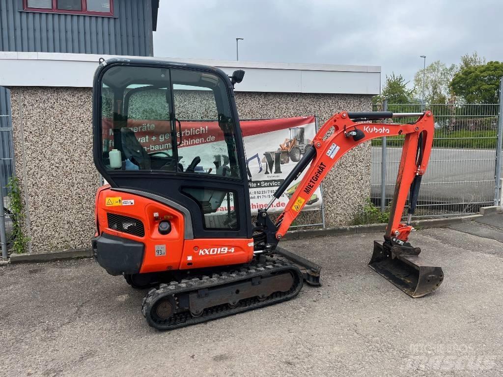 Kubota KX019-4 Mini ekskavatoriai < 7 t