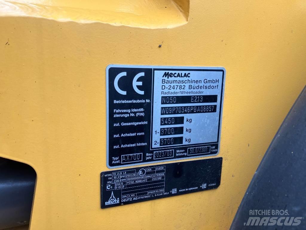 Mecalac AX 700 Naudoti ratiniai krautuvai