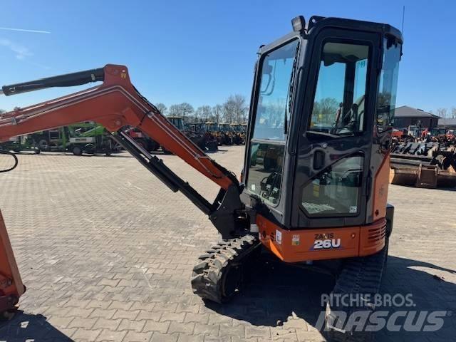Hitachi ZX 26 Mini ekskavatoriai < 7 t