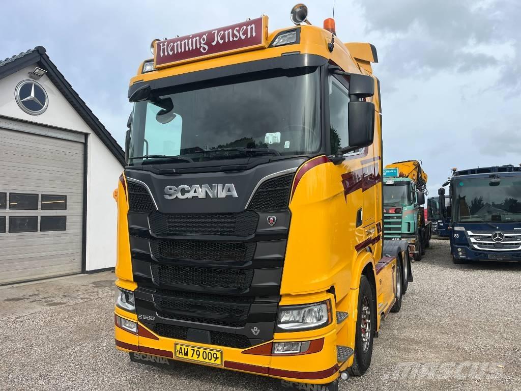 Scania S 580 V8 Naudoti vilkikai