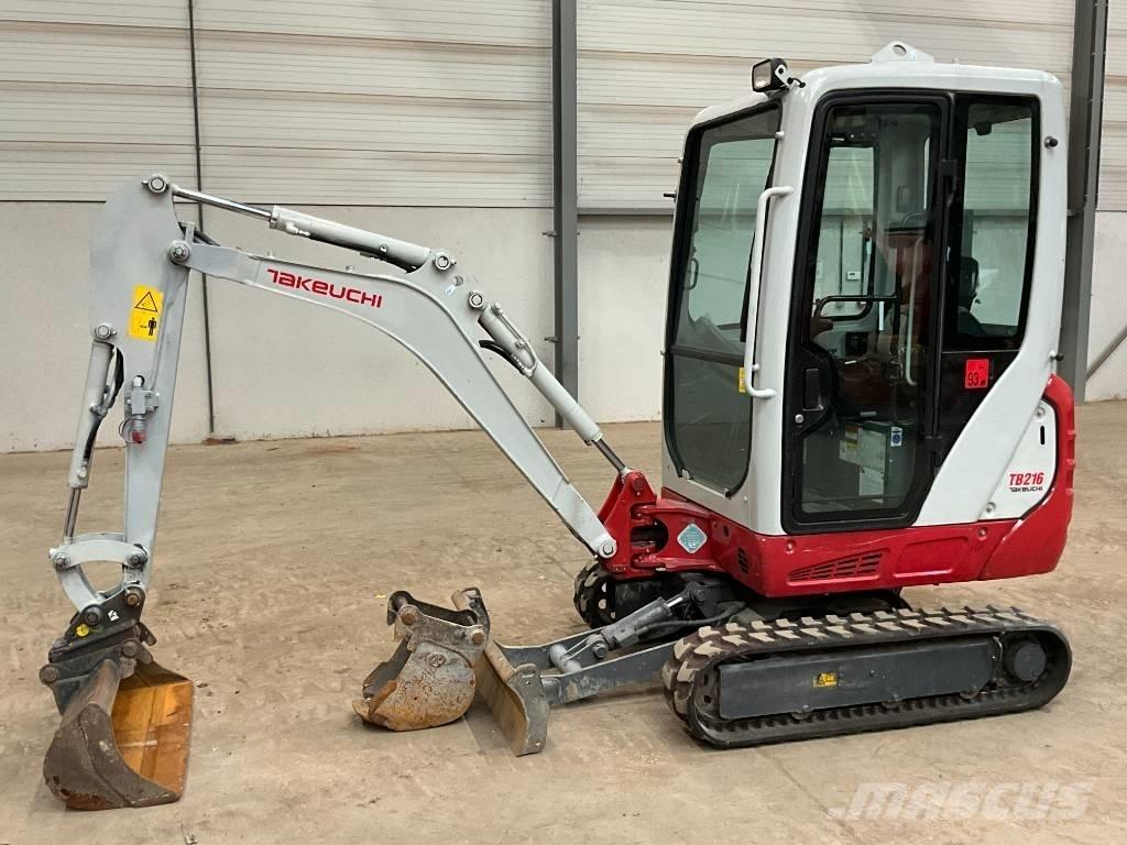 Takeuchi TB 216 Mini ekskavatoriai < 7 t